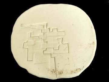 Espais ilimitats XIV, porcelana, 38 x 36 x 2 cm., 2011_w600_h450